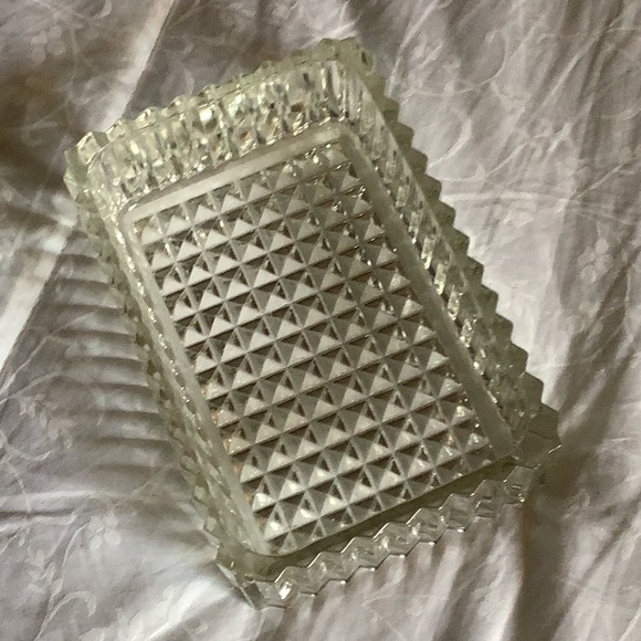 Soap dish vintage beveled glass great condition great lookin - Picture 2 of 6